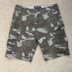 Iron Co Camo Cargo Shorts